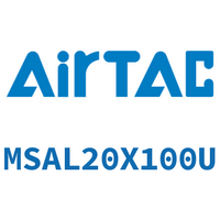 Airtac 前单动迷你气缸-MSAL20X100U