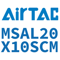 Airtac 前单动迷你气缸-MSAL20X10SCM