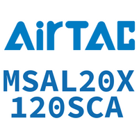 Airtac 前单动迷你气缸-MSAL20X120SCA