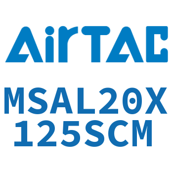 Airtac 前单动迷你气缸-MSAL20X125SCM