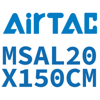 Airtac 前单动迷你气缸-MSAL20X150CM