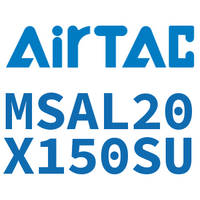 Airtac 前单动迷你气缸-MSAL20X150SU