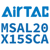 Airtac 前单动迷你气缸-MSAL20X15SCA
