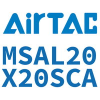 Airtac 前单动迷你气缸-MSAL20X20SCA
