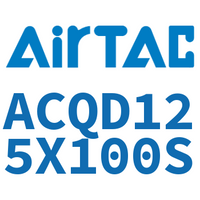 Airtac 双出薄型气缸-ACQD125X100S