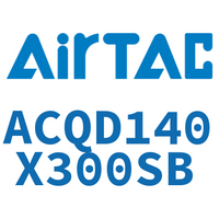 Airtac 双出薄型气缸-ACQD140X300SB