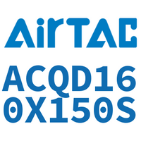 Airtac 双出薄型气缸-ACQD160X150S