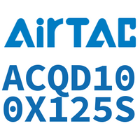 Airtac 双出薄型气缸-ACQD100X125S