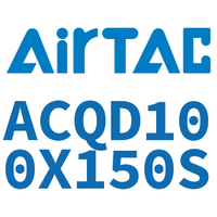 Airtac 双出薄型气缸-ACQD100X150S