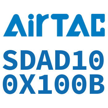 Airtac 双出型薄型气缸-SDAD100X100B