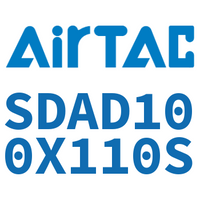 Airtac 双出型薄型气缸-SDAD100X110S