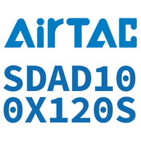 Airtac 双出型薄型气缸-SDAD100X120S