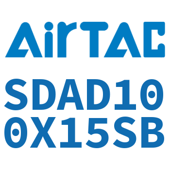 Airtac 双出型薄型气缸-SDAD100X15SB