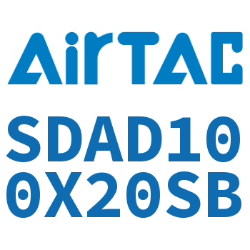 Airtac 双出型薄型气缸-SDAD100X20SB