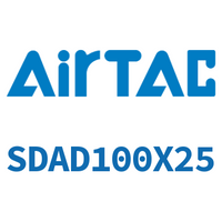 Airtac 双出型薄型气缸-SDAD100X25
