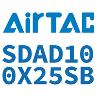 Airtac 双出型薄型气缸-SDAD100X25SB