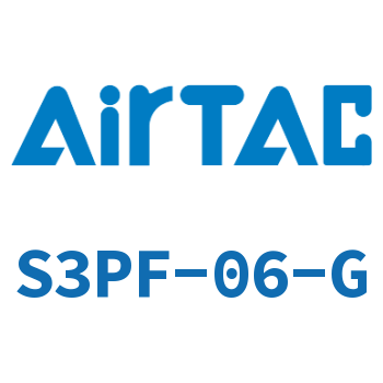 Airtac 平头按钮型机械阀-S3PF-06-G