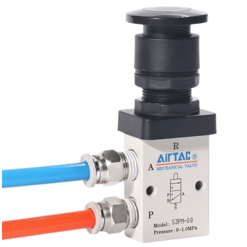 Airtac 蘑菇头按钮型机械阀-S3PM