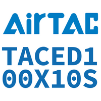 Airtac 带导杆紧凑型气缸-TACED100X10S