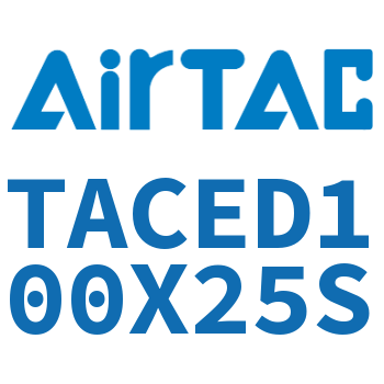 Airtac 带导杆紧凑型气缸-TACED100X25S