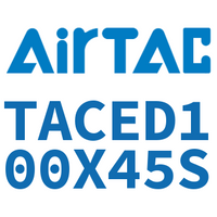 Airtac 带导杆紧凑型气缸-TACED100X45S