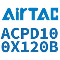 Airtac 双出紧凑型气缸-ACPD100X120B