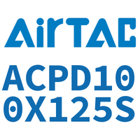 Airtac 双出紧凑型气缸-ACPD100X125S