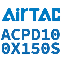 Airtac 双出紧凑型气缸-ACPD100X150S