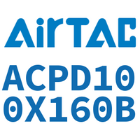 Airtac 双出紧凑型气缸-ACPD100X160B