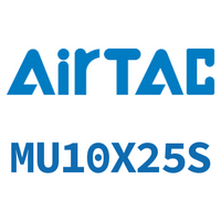 Airtac 小型自由安装气缸-MU10X25S