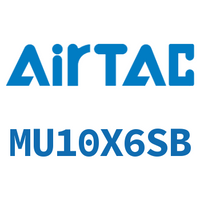 Airtac 小型自由安装气缸-MU10X6SB