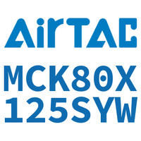 Airtac 焊接夹紧气缸-MCK80X125SYW