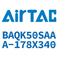 Airtac 抱紧型销钉气缸-BAQK50SAAA-178X340