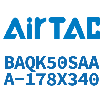 Airtac 抱紧型销钉气缸-BAQK50SAAA-178X340