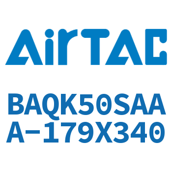 Airtac 抱紧型销钉气缸-BAQK50SAAA-179X340