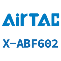 Airtac 接头-锁母内螺纹直通终端-X-ABF602