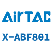 Airtac 接头-锁母内螺纹直通终端-X-ABF801