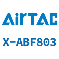 Airtac 接头-锁母内螺纹直通终端-X-ABF803
