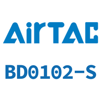 Airtac 内外螺纹直通接头-BD0102-S