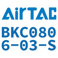 Airtac 锁母直通接头-BKC0806-03-S