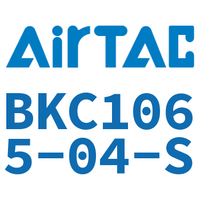 Airtac 锁母直通接头-BKC1065-04-S