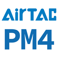 Airtac 穿板直通接头-PM4