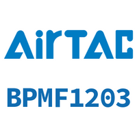 Airtac 全金属内牙穿板直通接头-BPMF1203