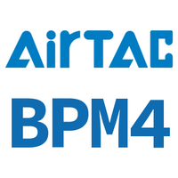 Airtac 全金属穿板直通接头-BPM4
