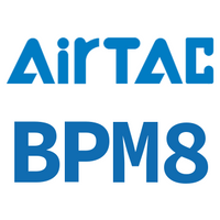 Airtac 全金属穿板直通接头-BPM8