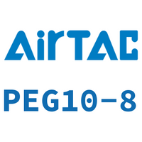 Airtac T型正减径三通接头-PEG10-8