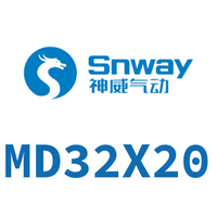 Airtac 多位置固定气缸-MD32X20