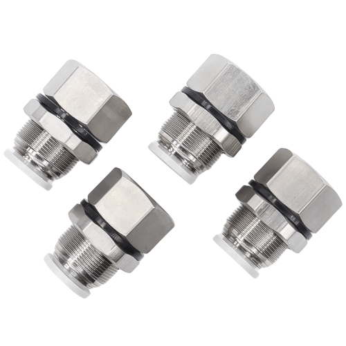 Airtac 内牙穿板直通接头-PMF