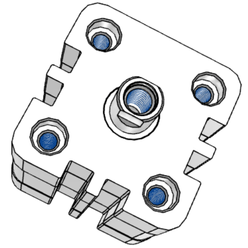 Airtac 单动引入型紧凑型气缸-ATE