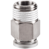 Airtac 螺纹直通型接头-PC